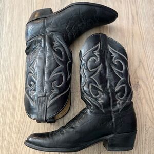 Abilene Boot Co. Black Western Boots
